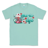 Seafoam nurse life gnomies Classic Tee - BarkalooDesign