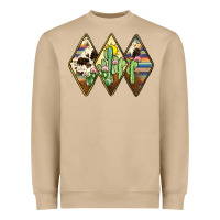 Mushroom cactus serape cowhide Heavyweight Sweatshirt - JahusDesignShop