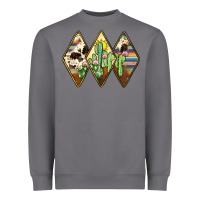Storm cactus serape cowhide Heavyweight Sweatshirt - JahusDesignShop