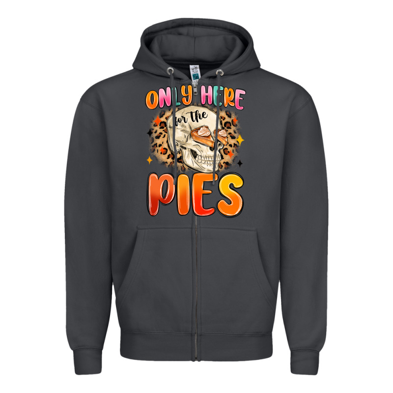Only Here For The Pies Zipper Hoodie by MaliasSmallBusiness | Teevron