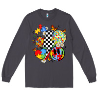 Smoke retro autism awareness Long Sleeve Tee - JahusDesignShop
