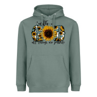 Sage with god all things are possible sunflower Heavyweight Hoodie - Jasminsmagicworld