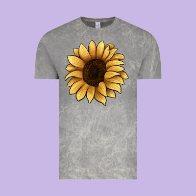 Sunflower Vintage Tee Designed By Jahusdesignshop