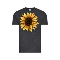 Vintage Black sunflower Vintage Tee - JahusDesignShop