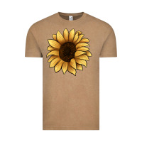 Vintage Coffee sunflower Vintage Tee - JahusDesignShop