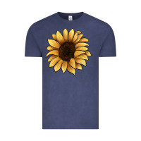 Vintage Denim sunflower Vintage Tee - JahusDesignShop