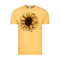 Vintage Mustard sunflower Vintage Tee - JahusDesignShop