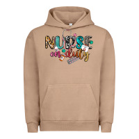 Pigment Burro Nurse on duty Urban Hoodie - CowGirlArtShop