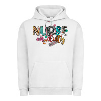 Pigment Lunar Rock Nurse on duty Urban Hoodie - CowGirlArtShop