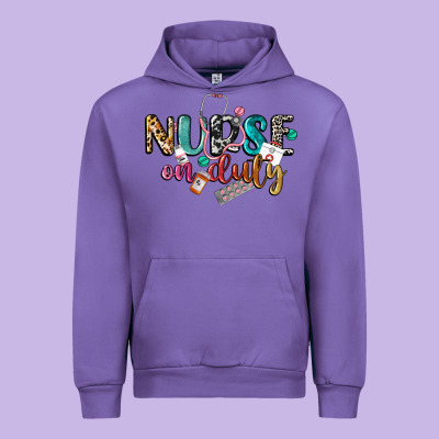 Nurse On Duty Urban Hoodie Designed By Cowgirlartshop