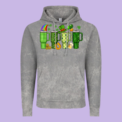 Obsessive Cup Disorder St Patrick S Day Vintage Hoodie Designed By Artiststas