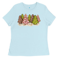 Baby Blue little debbie tree cakes Ladies Tee - JahusDesignShop