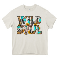Cream wild soul Heavy Core Tee - Zillion Design Studio