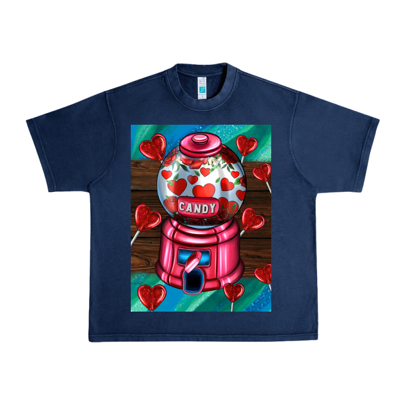 Candy Machine  With Heart Candies  Air Urban Heavy Tee by AdoDesignShop | Teevron