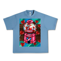 Pebble Blue candy machine  with heart candies  air Urban Heavy Tee - AdoDesignShop