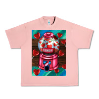 Salmon candy machine  with heart candies  air Urban Heavy Tee - AdoDesignShop
