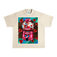 Sandshell candy machine  with heart candies  air Urban Heavy Tee - AdoDesignShop