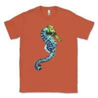 Copper Blue Seahorse Classic Tee - LillyAllenDesigns