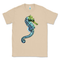 Mushroom Blue Seahorse Classic Tee - LillyAllenDesigns