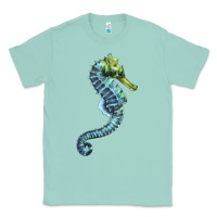 Seafoam Blue Seahorse Classic Tee - LillyAllenDesigns