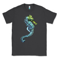 Smoke Blue Seahorse Classic Tee - LillyAllenDesigns