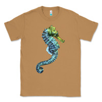 Toasted Coconut Blue Seahorse Classic Tee - LillyAllenDesigns