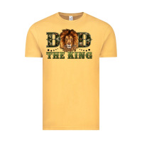 Vintage Mustard dad the king Vintage Tee - Artiststas