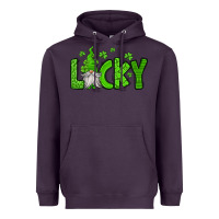 Plum lucky gnome st patricks day Heavyweight Hoodie - Jasminsmagicworld