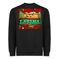 Black latina tumbler Heavyweight Sweatshirt - BundleAndBundleShop