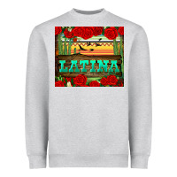 Heather Grey latina tumbler Heavyweight Sweatshirt - BundleAndBundleShop