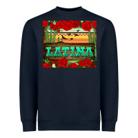 Navy latina tumbler Heavyweight Sweatshirt - BundleAndBundleShop
