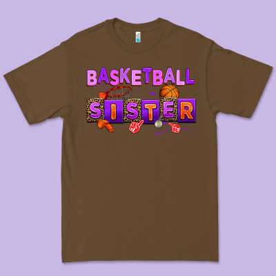 Basketball Sıster Premium Tee Designed By Adodesignshop