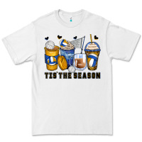 White tis' the season volleyball coffee cups Premium Tee - Zillion Design Studio