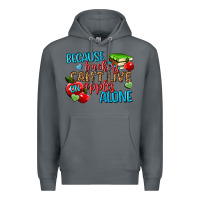 Rock because teachers cant live on apples alone Premium Hoodie - NancyCooperArtShop