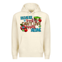 Sandshell because teachers cant live on apples alone Premium Hoodie - NancyCooperArtShop