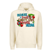 Tofu because teachers cant live on apples alone Premium Hoodie - NancyCooperArtShop