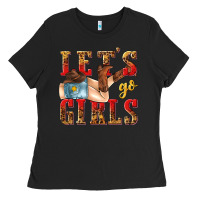 Black lets go girls tbw Ladies Tee - texasbilliewilder
