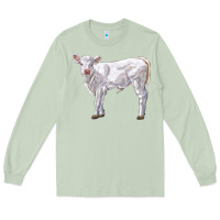 Matcha charolais calf Long Sleeve Tee - LillyAllenDesigns
