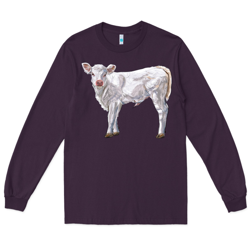 Charolais Calf Long Sleeve Tee by LillyAllenDesigns | Teevron
