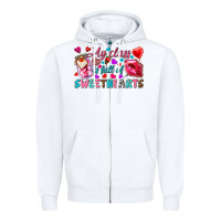 White my class is full of sweethearts Zipper Hoodie - NancyCooperArtShop