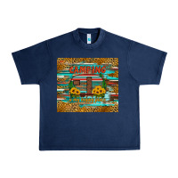 Navy camping is my happy place Urban Heavy Tee - Artiststas