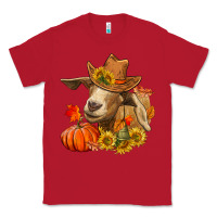 Red fall goat Classic Tee - LillyAllenDesigns