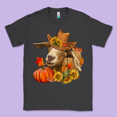 Fall Goat Classic Tee Designed By Lillyallendesigns
