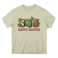 Mossy happy easter eggs with sunflower leopard and cactus Heavy Core Tee - RanaPortraitStore