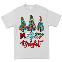 Dove Grey western trees merry and bright christmas Premium Tee - RanaPortraitStore