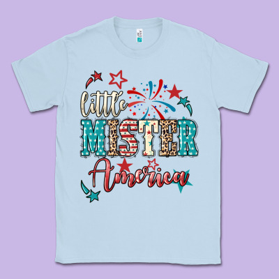 Little Mister America Classic Tee Designed By Nancycooperartshop