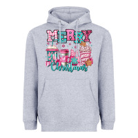 Heather Grey merry christmas pink coffee cups Heavyweight Hoodie - Jasminsmagicworld