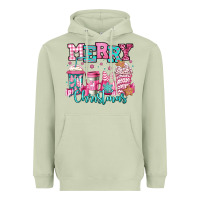 Matcha merry christmas pink coffee cups Heavyweight Hoodie - Jasminsmagicworld