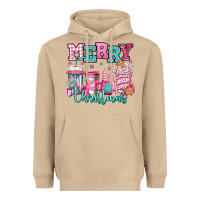 Mushroom merry christmas pink coffee cups Heavyweight Hoodie - Jasminsmagicworld