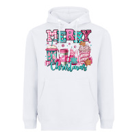 White merry christmas pink coffee cups Heavyweight Hoodie - Jasminsmagicworld